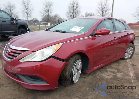 2014 Hyundai Sonata Gls z USA, uszkodzony, nr VIN 5NPEB4AC6EH824434
